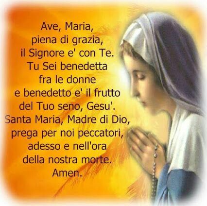 Ave O Maria Preghiere Bellissime Da Condividere Bellissimeimmagini It