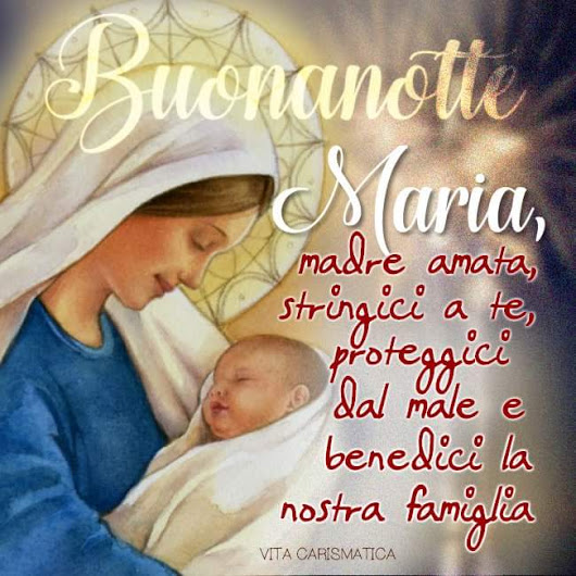 Bellissima immagine per Buonanotte con Maria