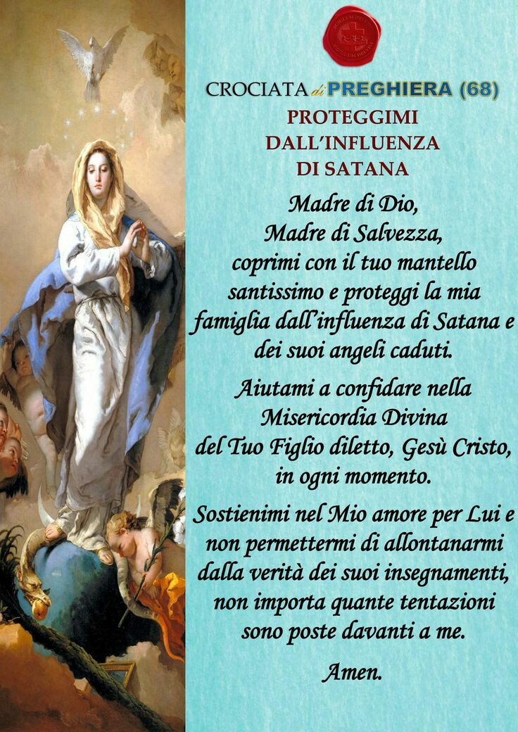 Bellissime Immagini Preghiere Proteggimi Dall Influenza Di Satana Bellissimeimmagini It