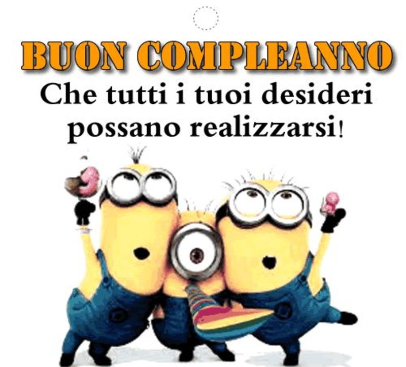 Buon Compleanno Minions