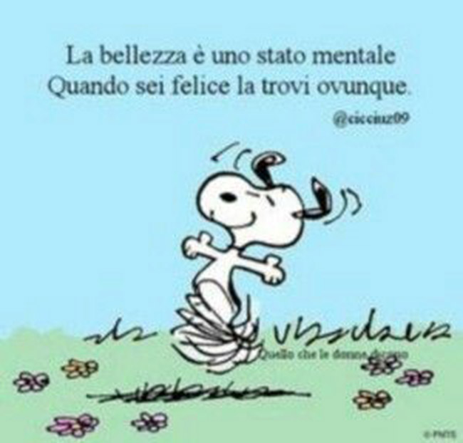 Citazioni bellissime con Snoopy