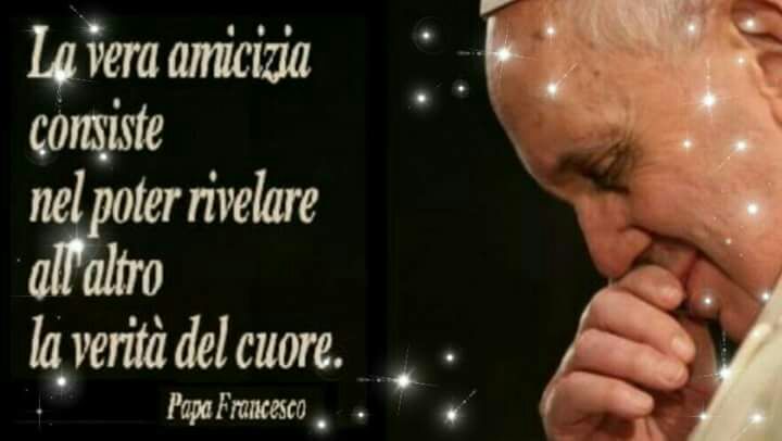 Citazioni sull'amicizia del papa francesco