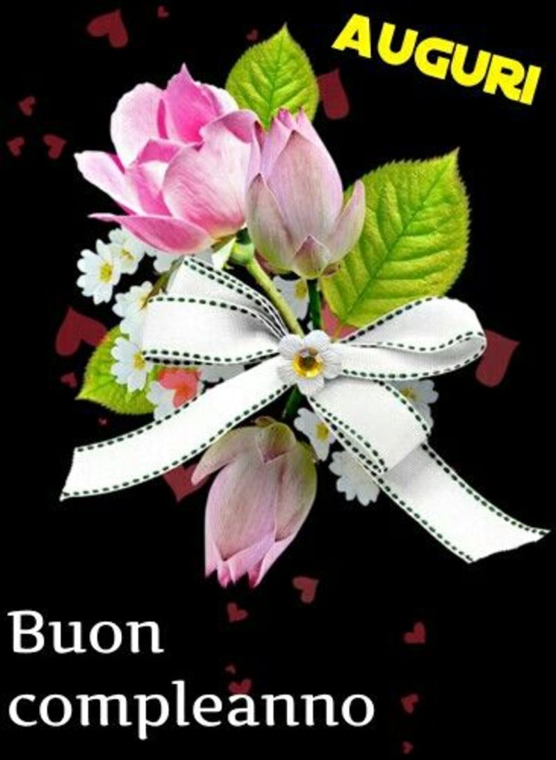 Frasi di Auguri per Buon Compleanno con i fiori (6)