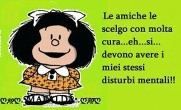 Frasi simpatiche sull'amicizia con mafalda - BellissimeImmagini.it