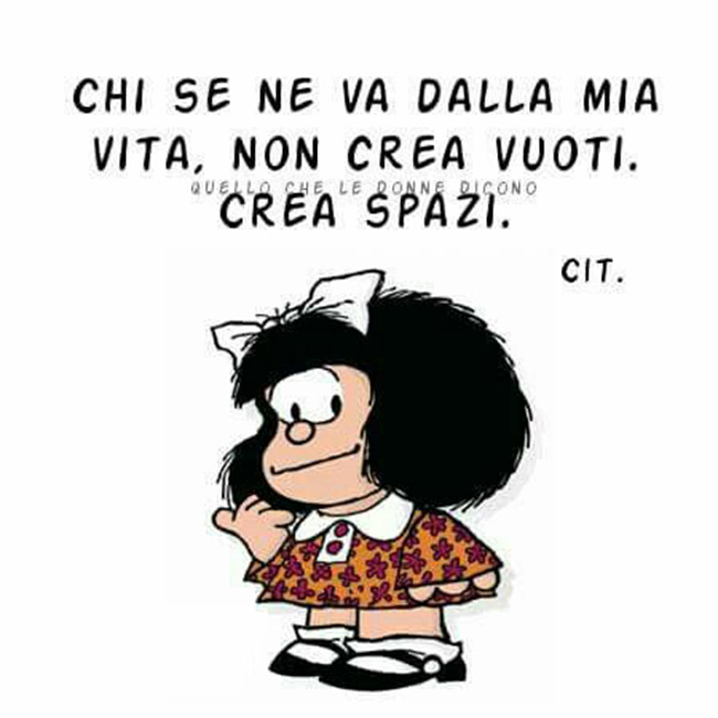 Frecciatine con Mafalda da condividere gratis