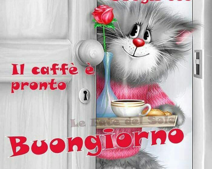 Il caffè è pronto Buongiorno