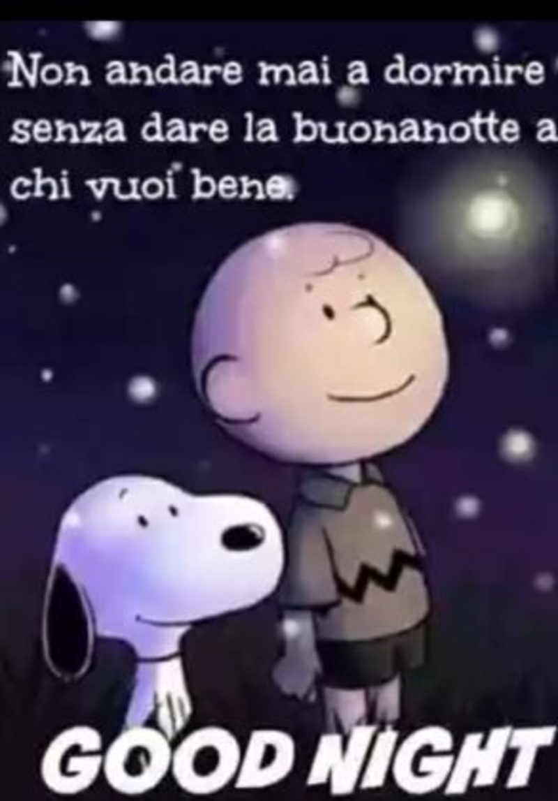 Immagini Buonanotte con Snoopy 9714