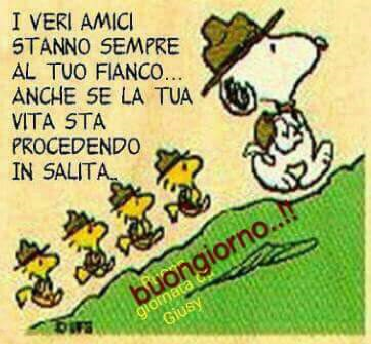 Immagini Buongiorno con frasi i veri amici