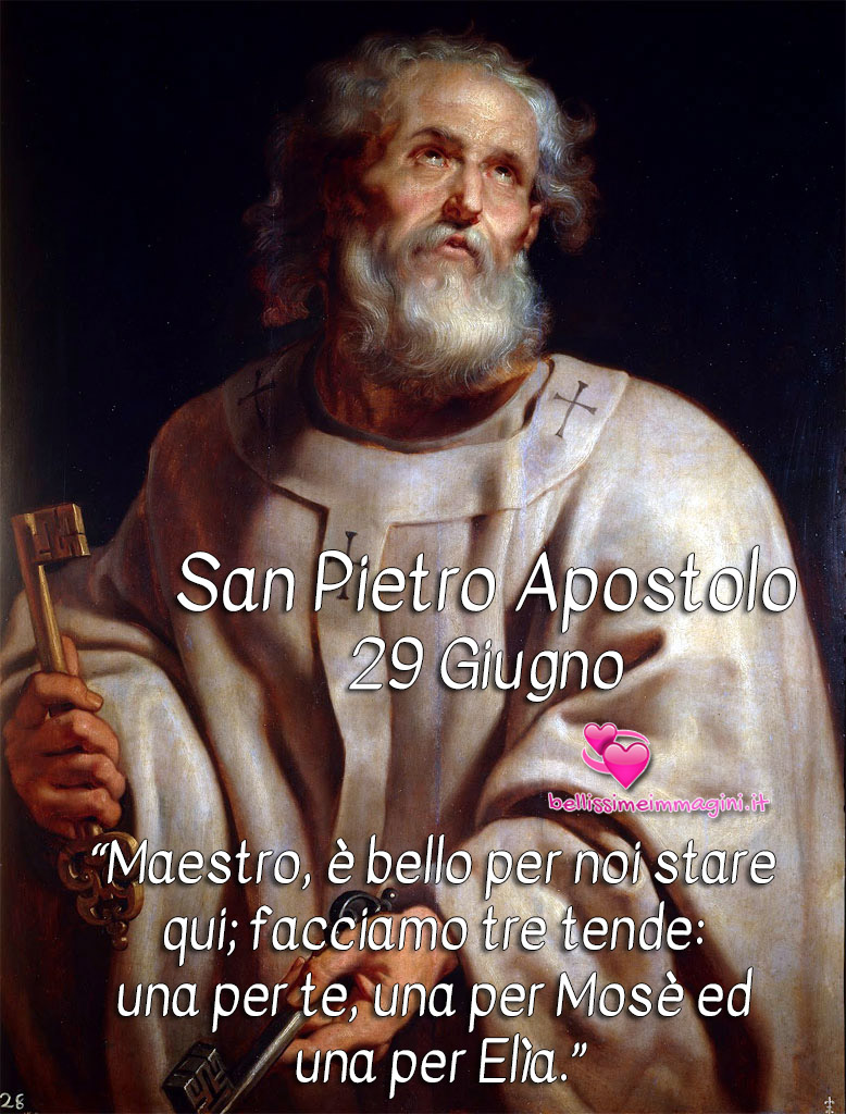 Immagini San Pietro Apostolo da mandare WhatsApp Facebook