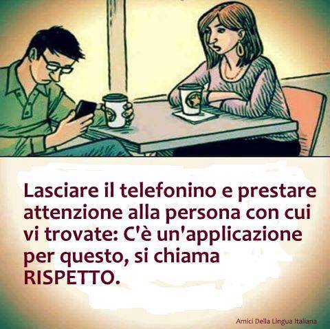 Immagini divertenti frecciatine il rispetto nell'usare il telefonino