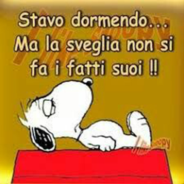 Immagini divertenti per Buongiorno con Snoopy