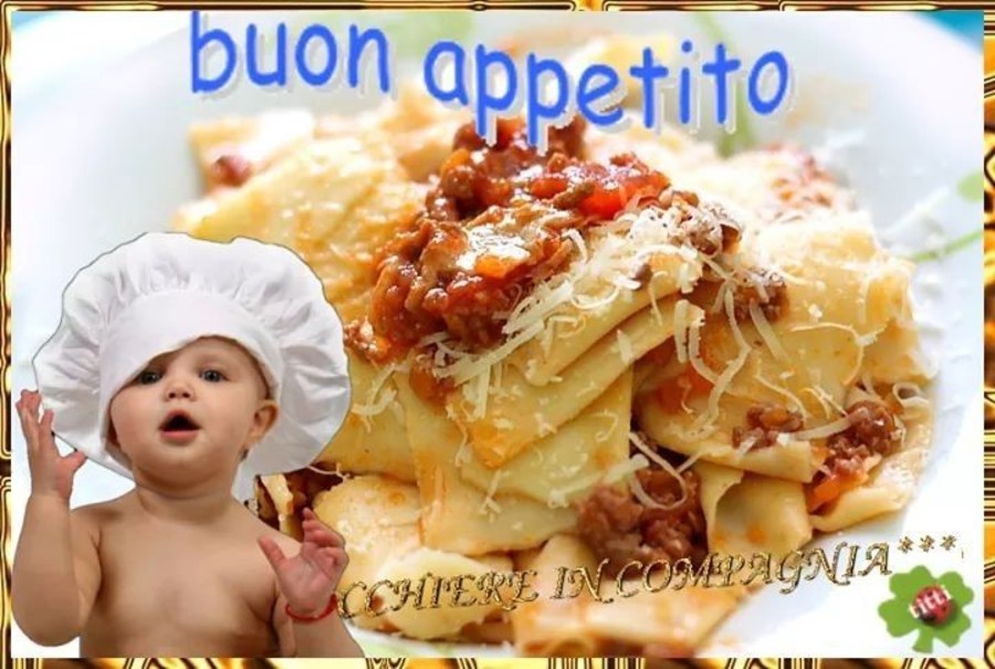 Buon Appetito immagini bambini