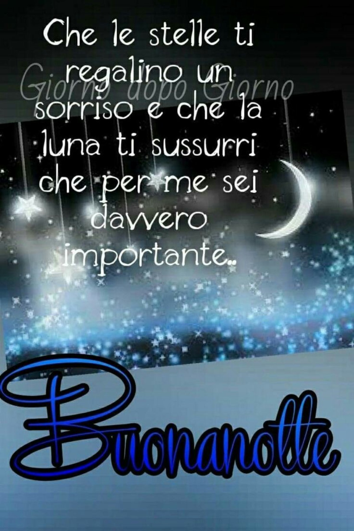 Buonanotte con frase