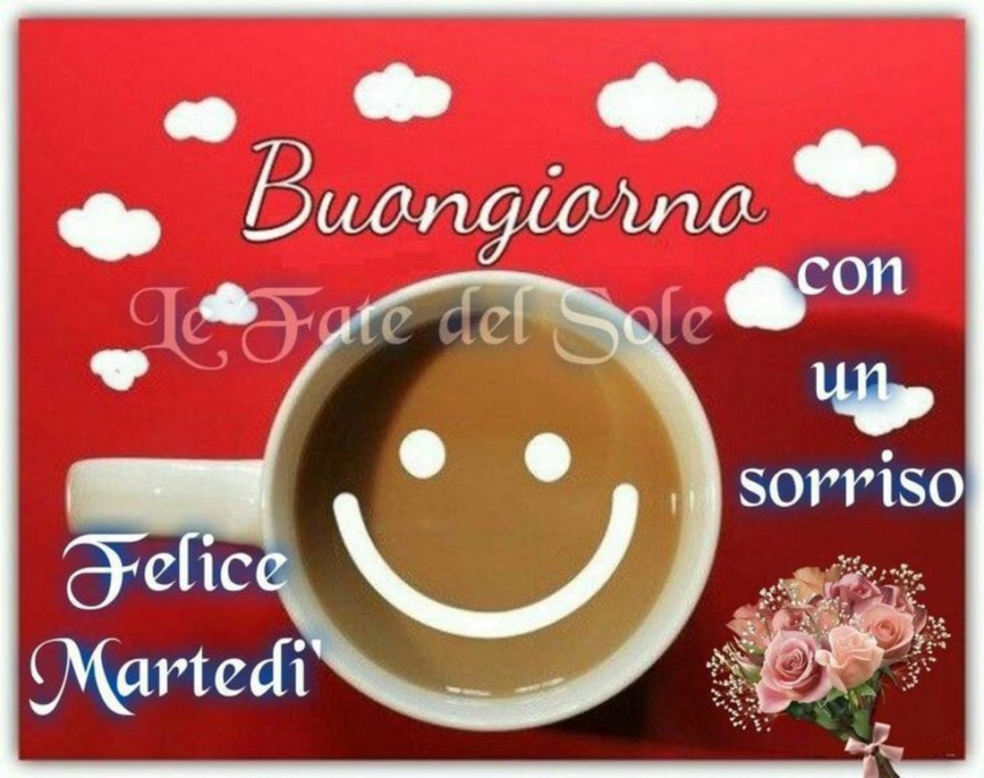 Buongiorno caffè sorrisi