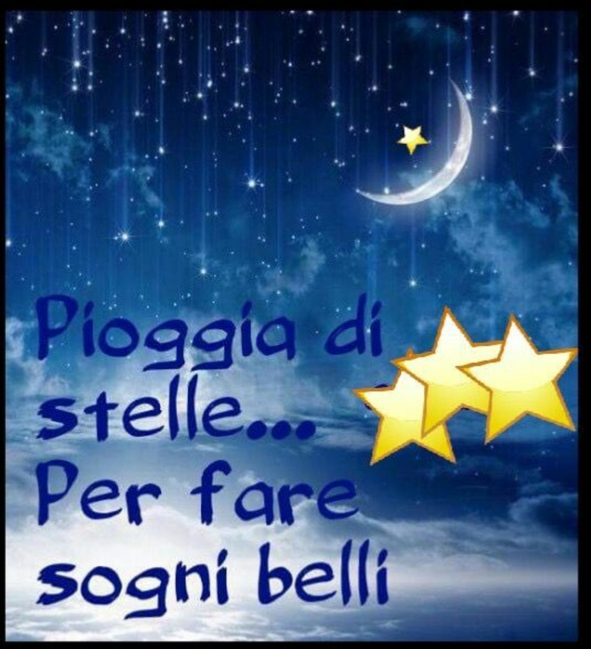 Immagini Buonanotte con le stelle stelline (1)
