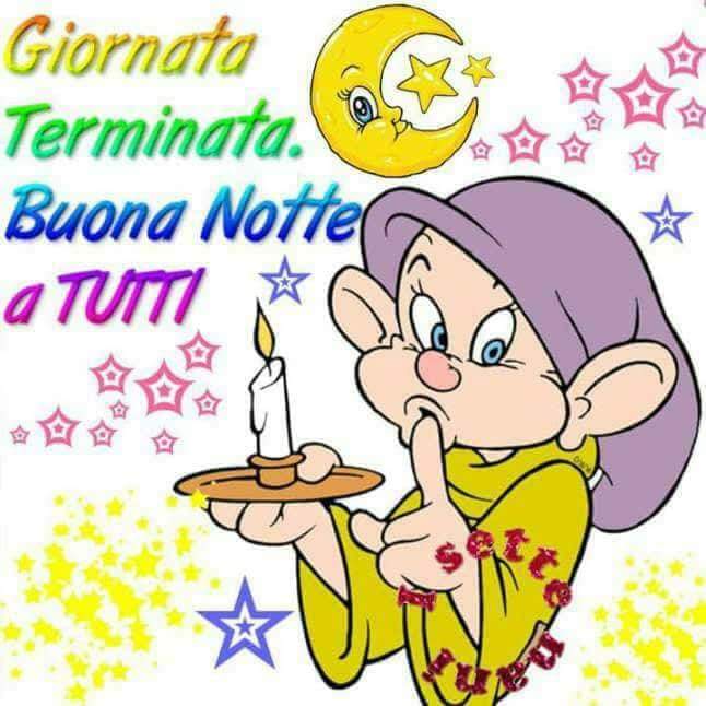 Immagini Buonanotte dolci con I Sette Nani