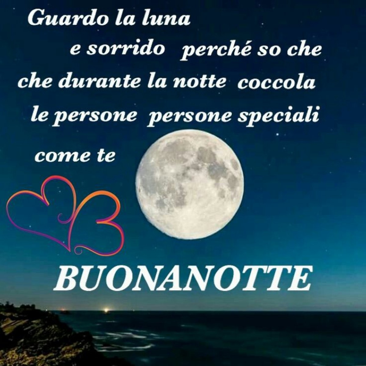Immagini Buonanotte luna tramonto (8)