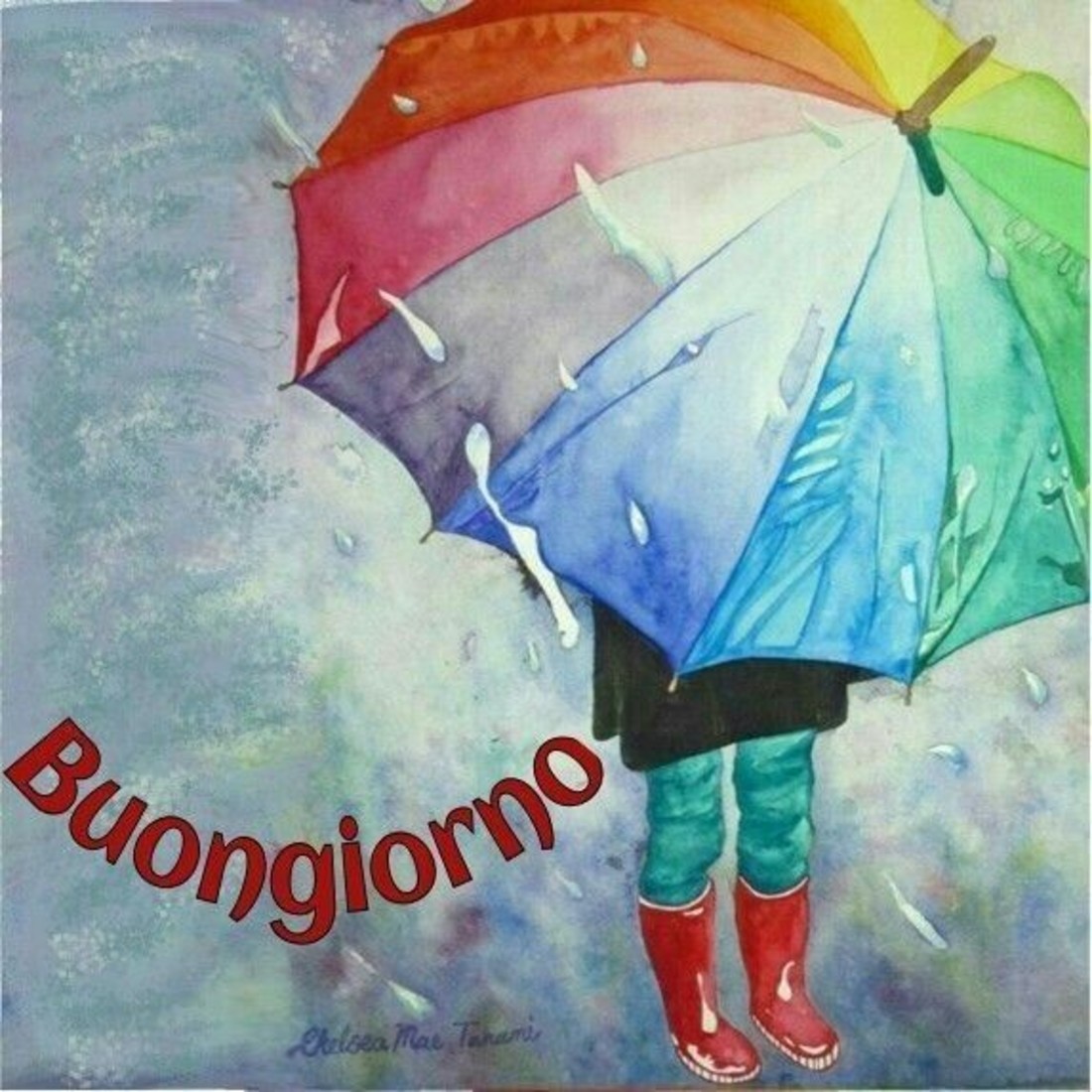 buongiorno lunedì pioggia