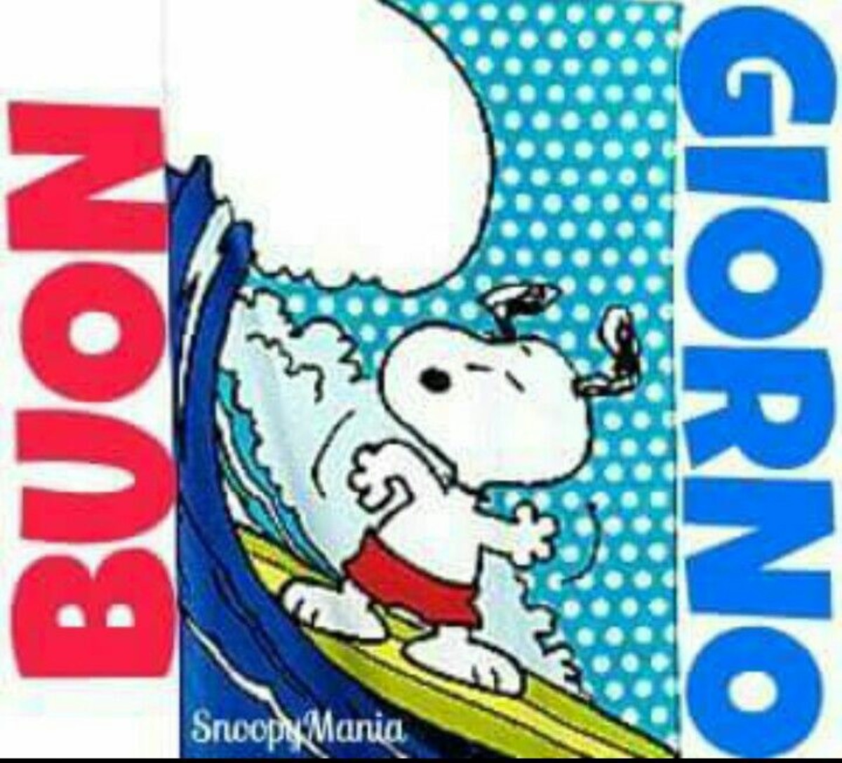 Immagini belle Buongiorno Snoopy fa caldo