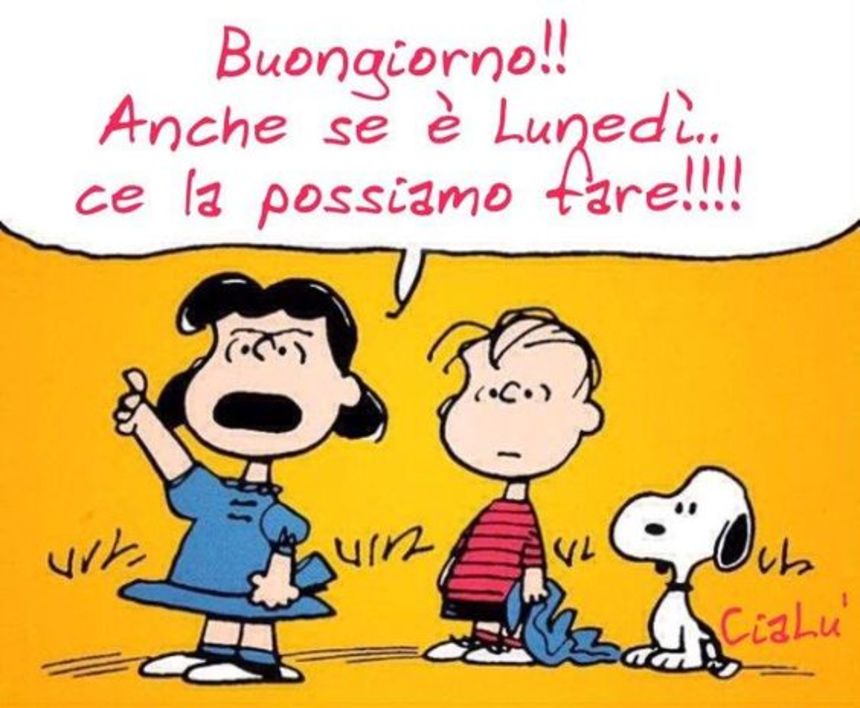 Immagini bellissime Buon Lunedì con Snoopy (3)