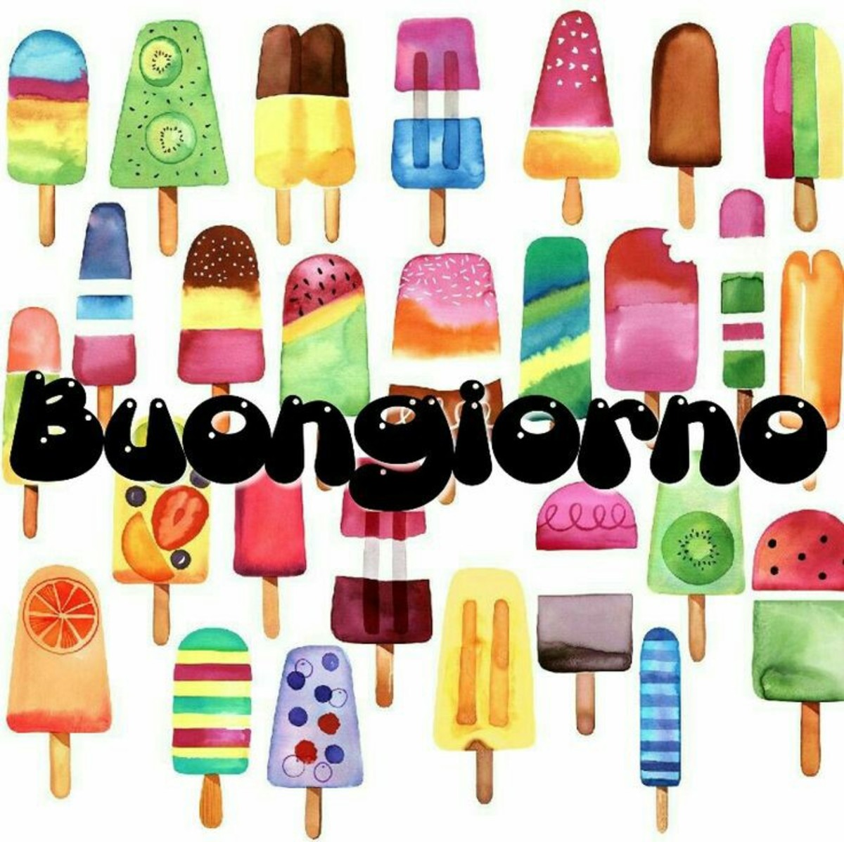 Immagini per Buongiorno per l'estate con i gelati