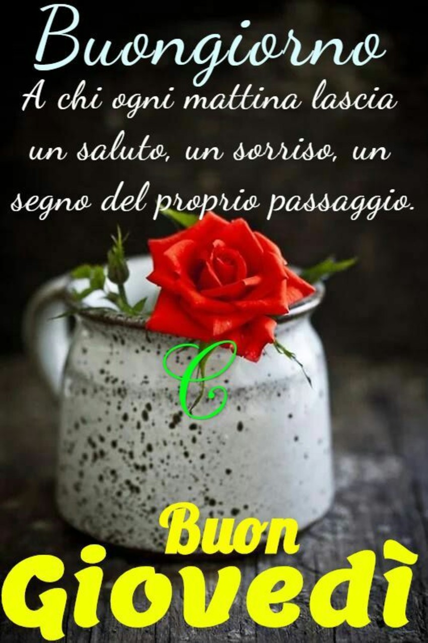 Bellissime immagini per Buon Giovedì 3880