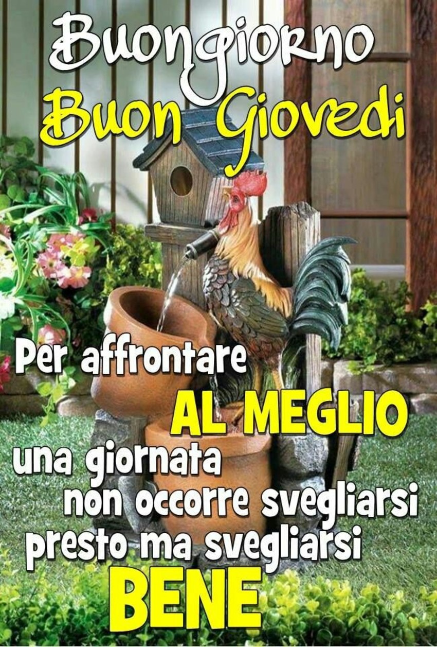 Buon Giovedì a tutti immagini 6534