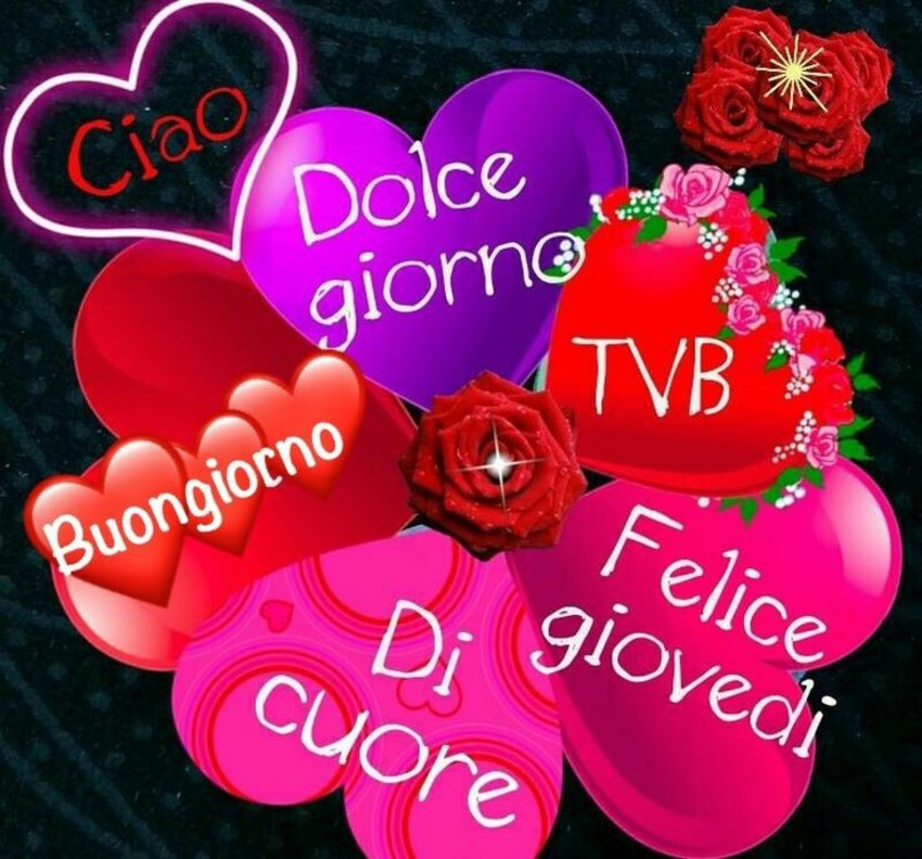 Buon Giovedì amore 1