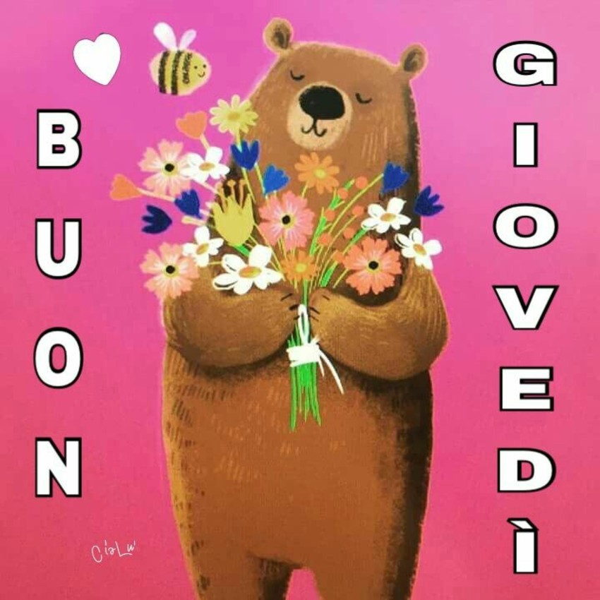 Buon Giovedì amore 3