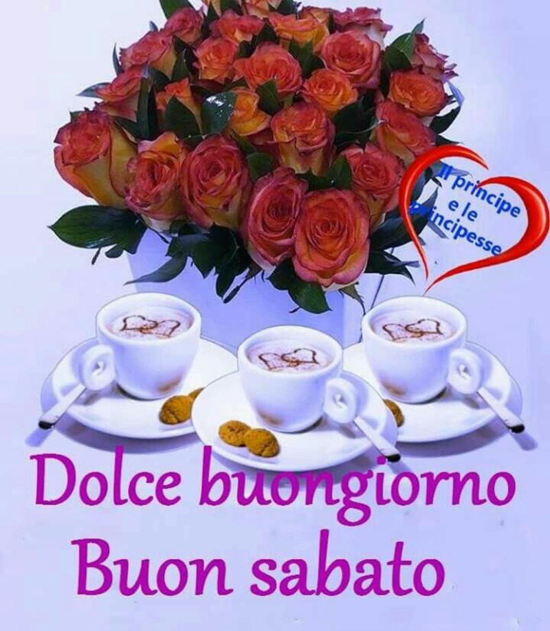 Buon Sabato rose rosse (1)