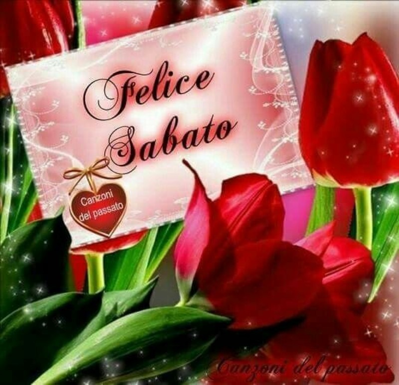 Buon Sabato rose rosse (2)