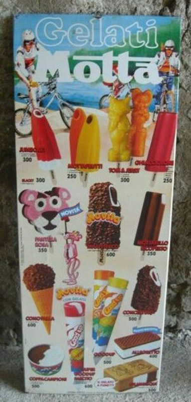 Gelati Motta immagini nostalgia anni passati da mandare
