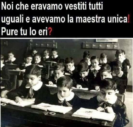 Noi che eravamo vestiti tutti uguali belle immagini da mandare come eravamo