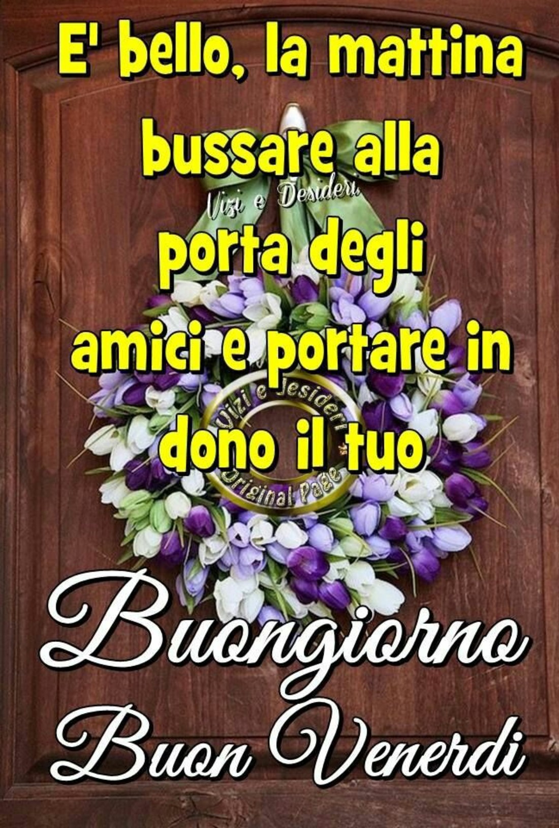 Buon Venerdì immagini con i fiori 8249