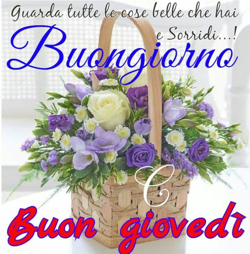 Buon Giovedi Coi Fiori Bellissimeimmagini It