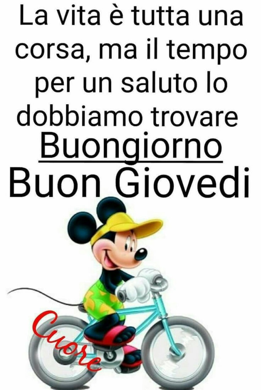 Buon Giovedì con frase