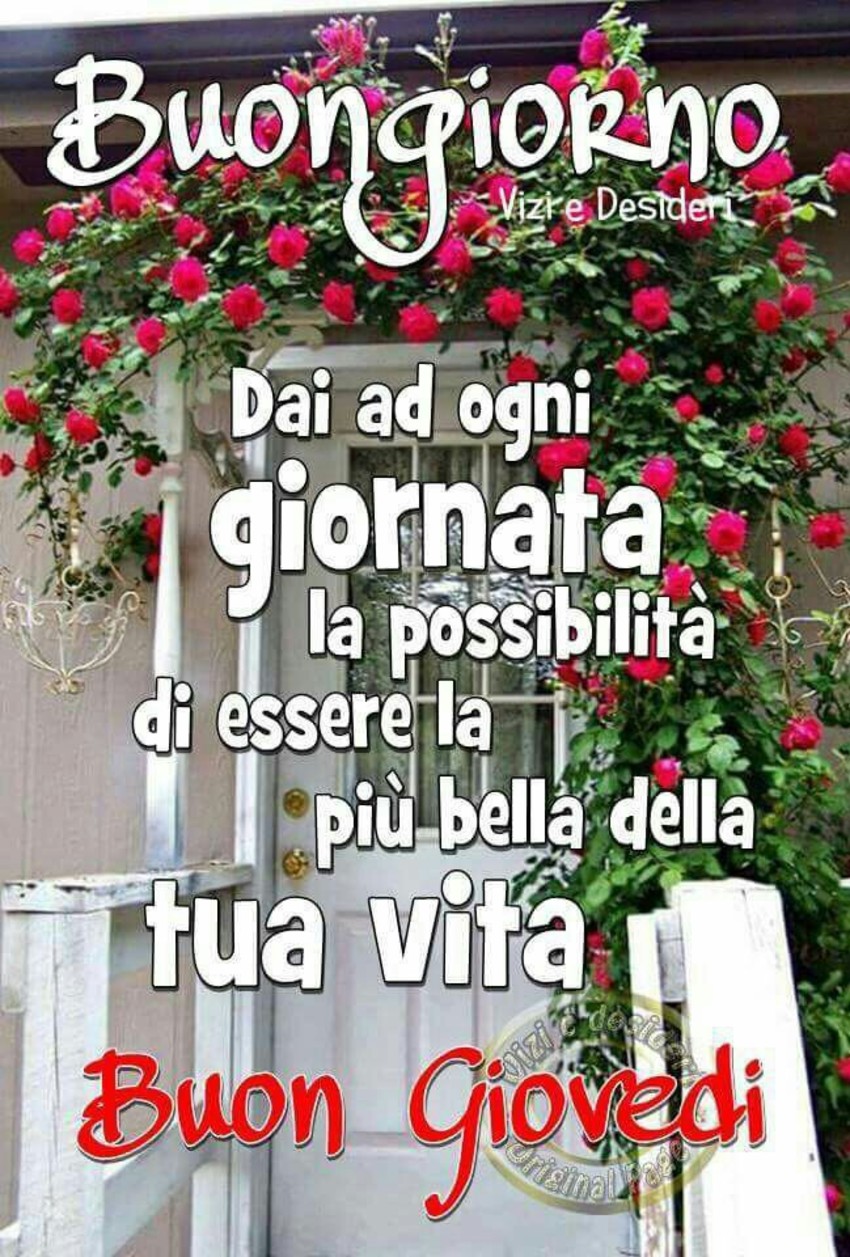 Buon Giovedì immagini per Facebook 3330