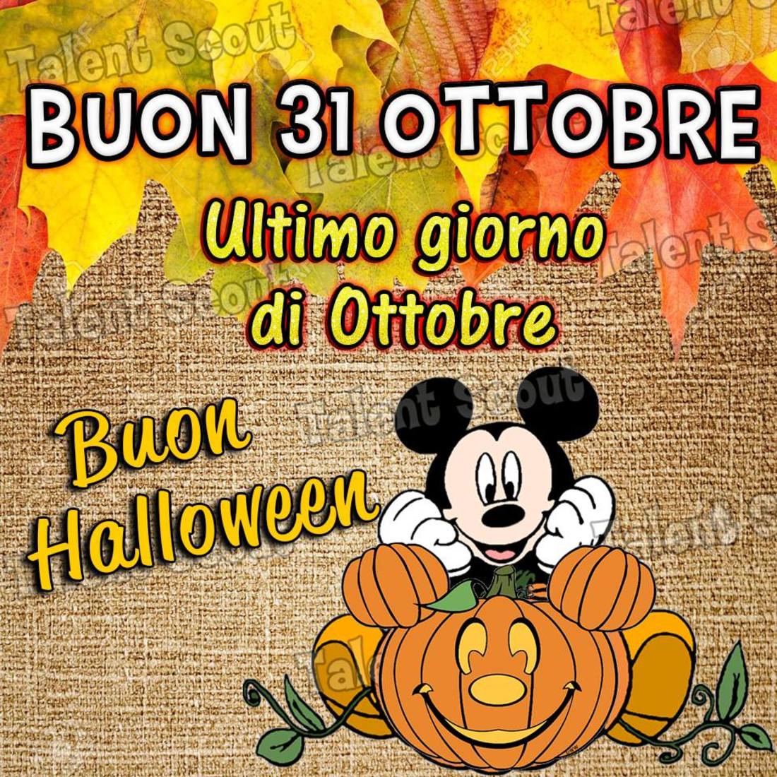 Buon Halloween Disney