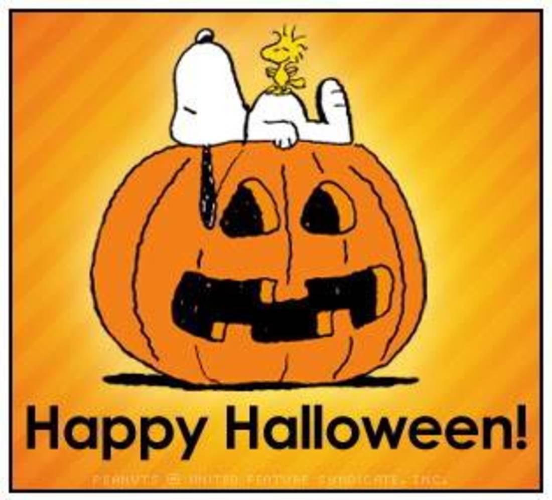 Buon Halloween immagini con Snoopy
