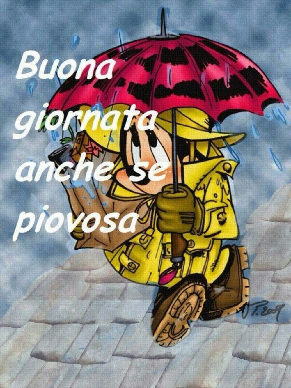 Buongiorno con pioggia whatsapp 8438
