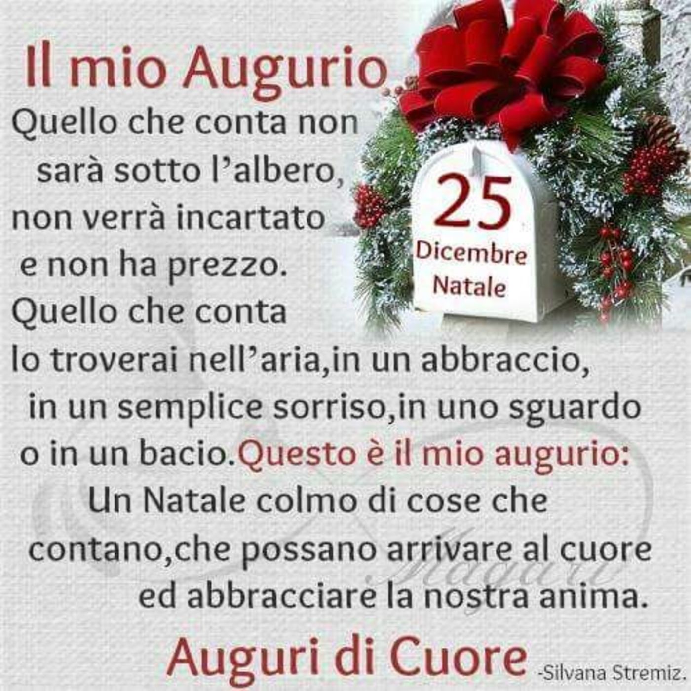 25 Dicembre Buon Natale