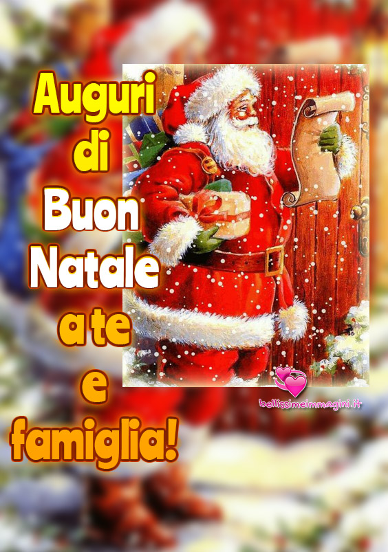 Immagine Di Buon Natale.Auguri Di Buon Natale A Te E Famiglia Bellissimeimmagini It