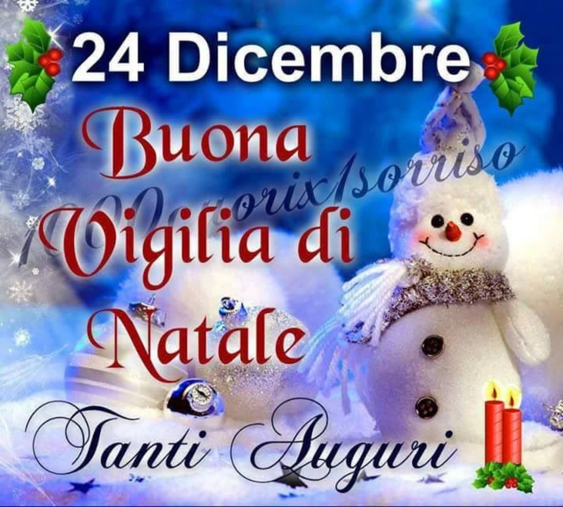 Auguri per il 24 Dicembre