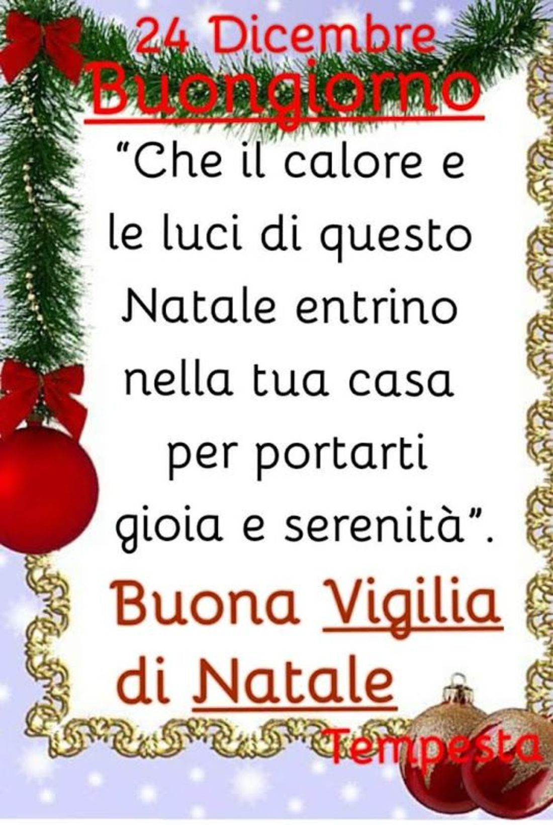 Belle immagini Vigilia di Natale