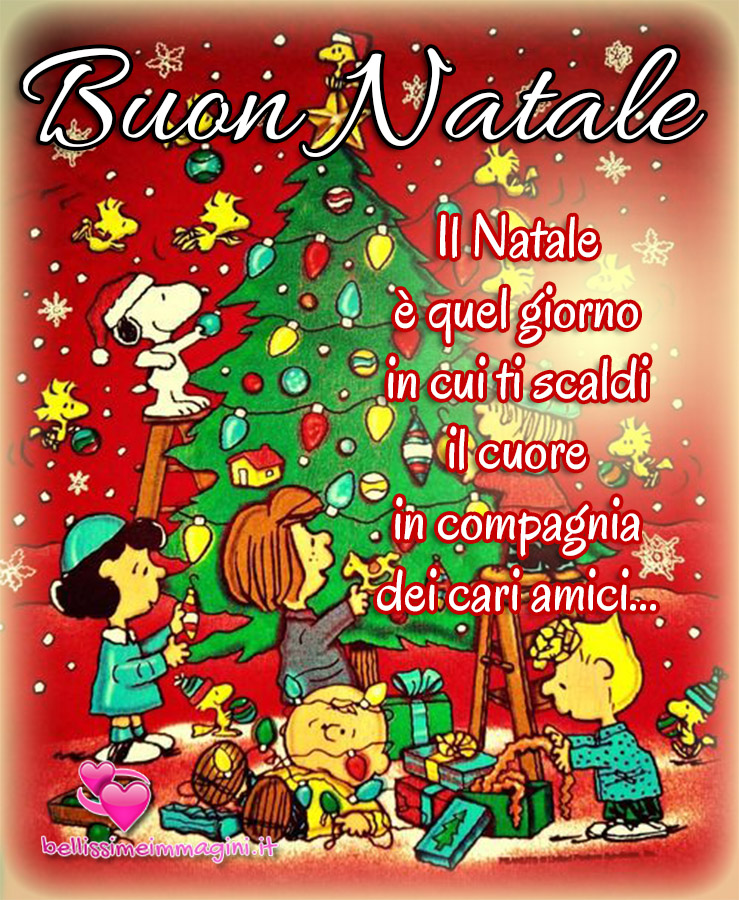 Immagini Natale Snoopy.Buon Natale Immagini Di Auguri Con Snoopy Bellissimeimmagini It