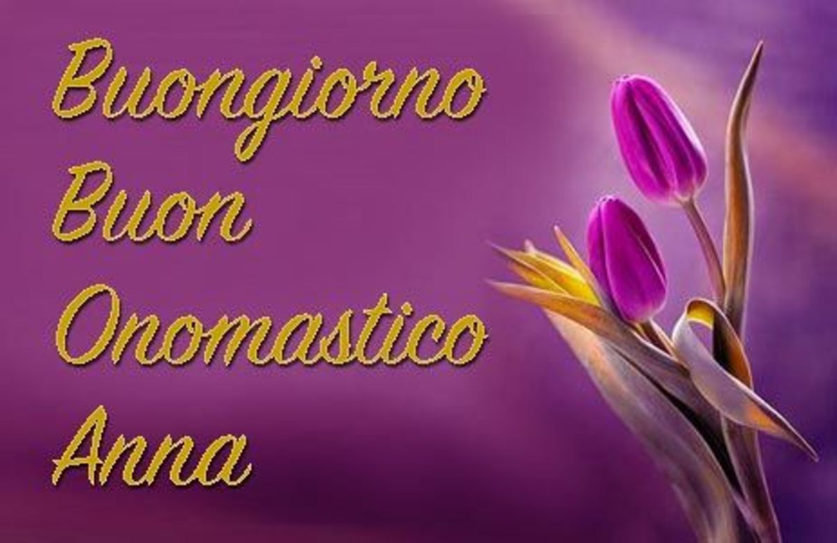 Buon Onomastico Anna 3