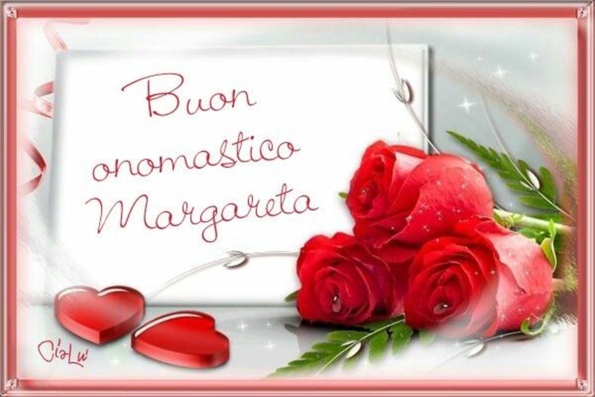 Buon Onomastico Margareta