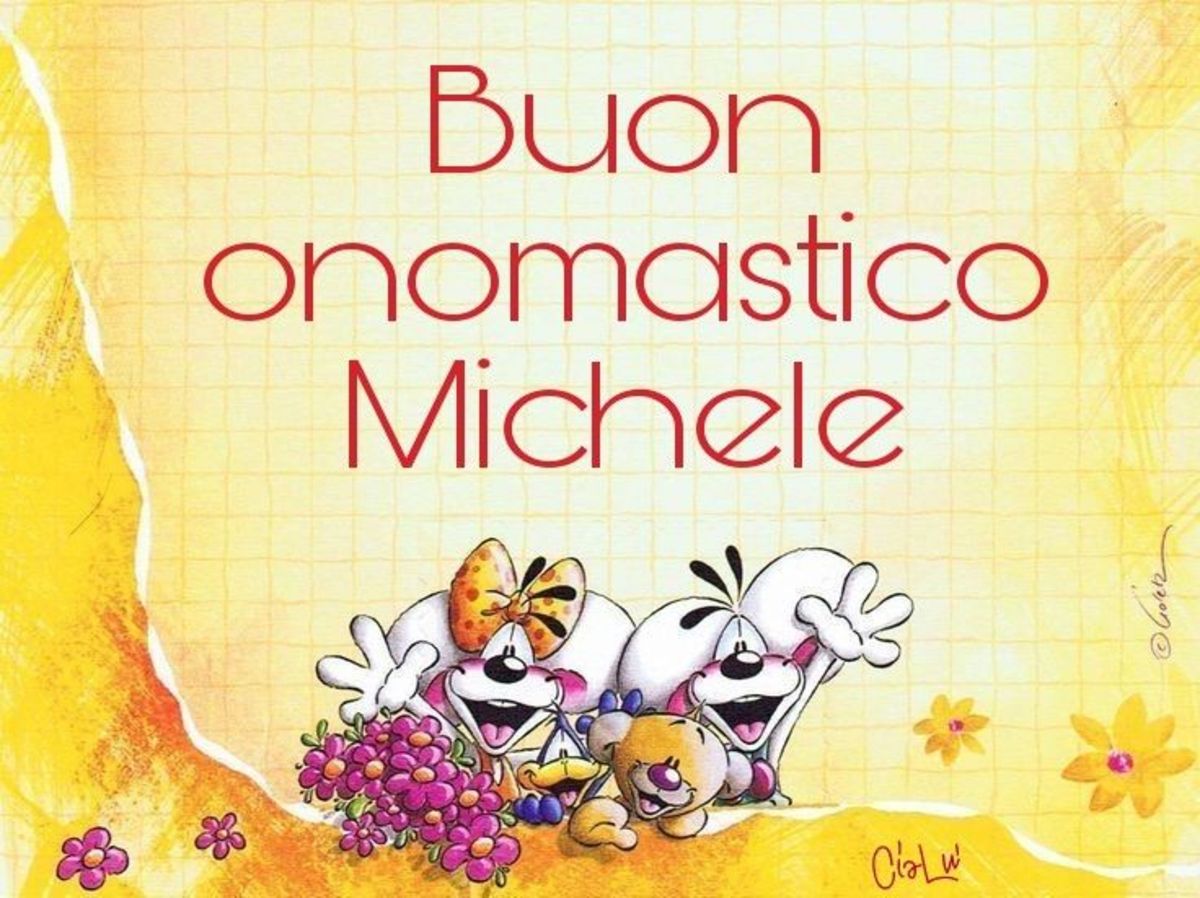 Buon Onomastico Michele