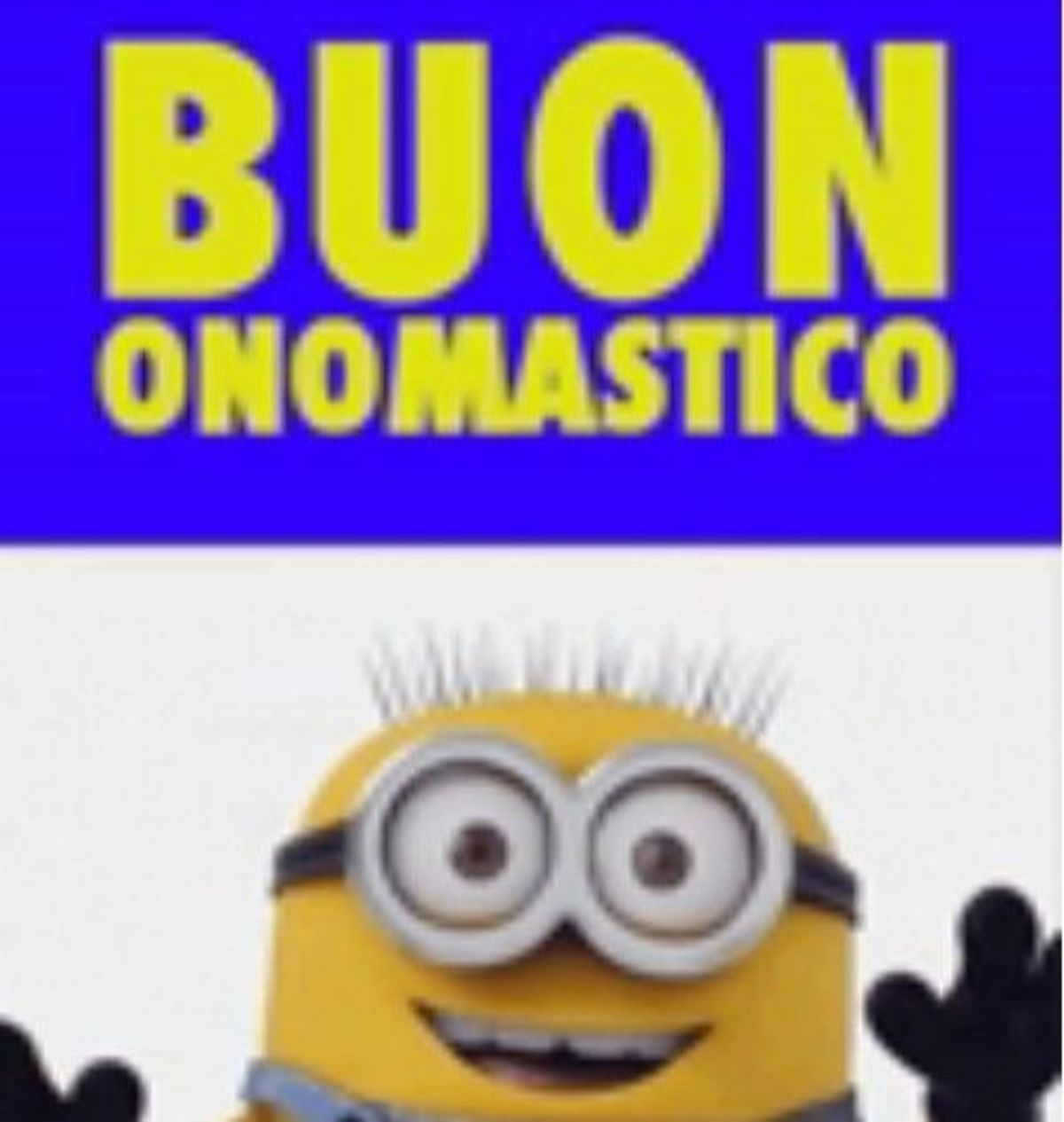 Buon Onomastico Minions