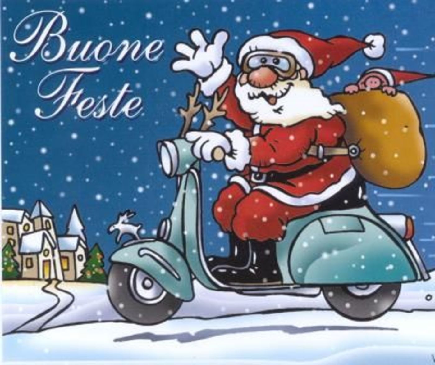 Buone Feste con babbo natale